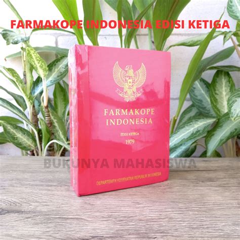 Jual Original Farmakope Edisi Hard Cover Buku Farmasi Dasar Farmakope