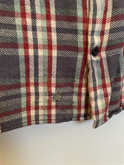 Rrl Ralph Lauren Rrl Repaired Flannel Gem