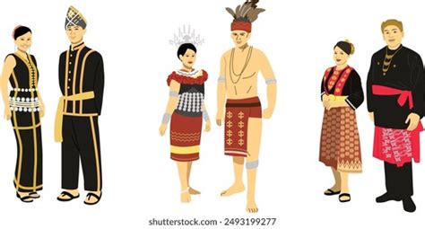 Sabah Traditional Clothes Royalty Free Images Stock Photos Pictures