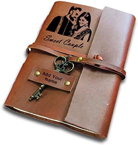 Chhavi Craft Personalized Photo Wooden Diary With Pen Customized