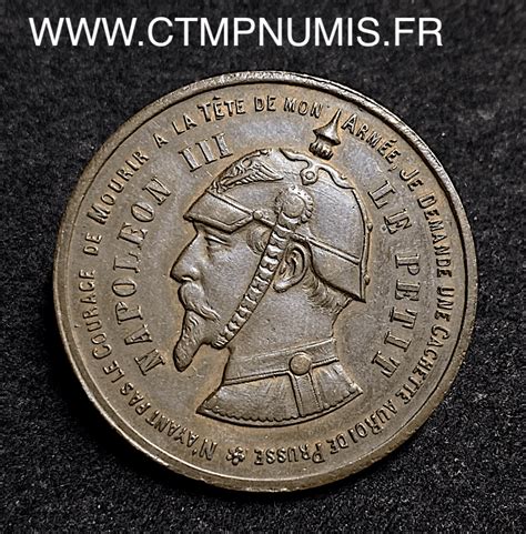 Satirique Module O Centimes Napoleon Iii Sedan Ctmp Numis