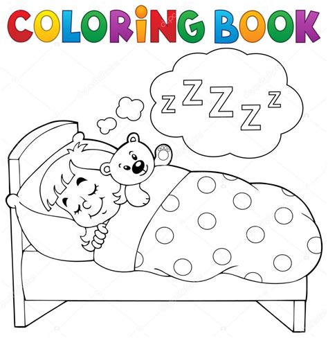 Libro Para Colorear Dormir Niño Tema 1 2022