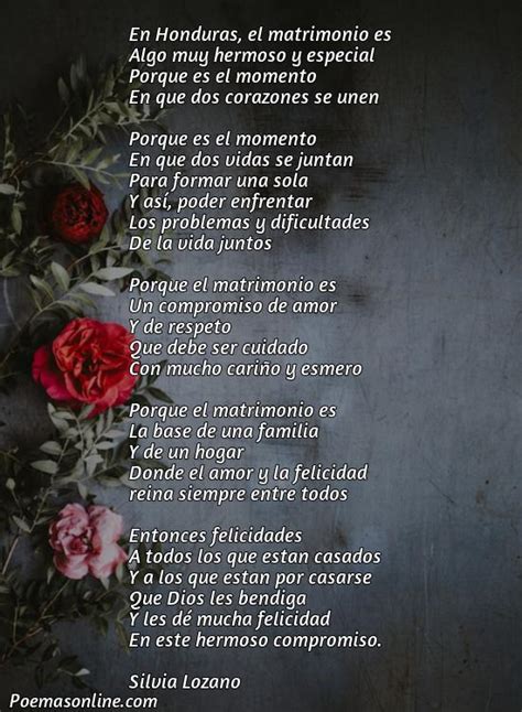 Cinco Poemas Hondureño sobre Matrimonio Poemas Online