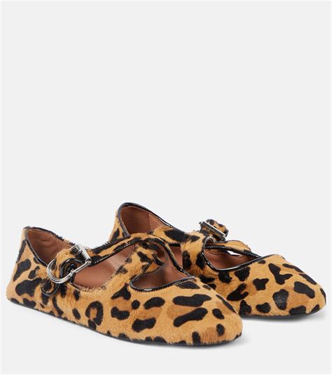 animal print ballet flat 3