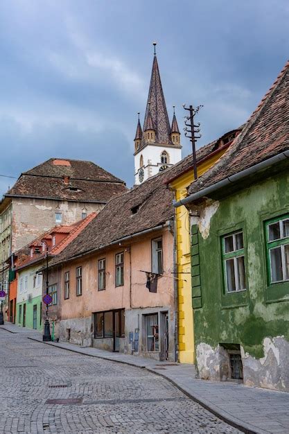 Premium Photo | A street in the old town of brasov