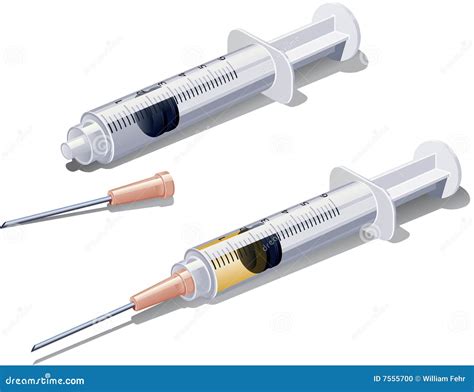 Syringe Or Hypodermic Needle Stock Illustration Illustration Of Vein