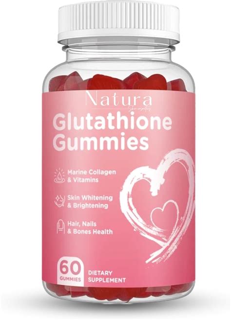 Amazon NATURA SKIN COSMETICS Glutathione Gummies To Repair