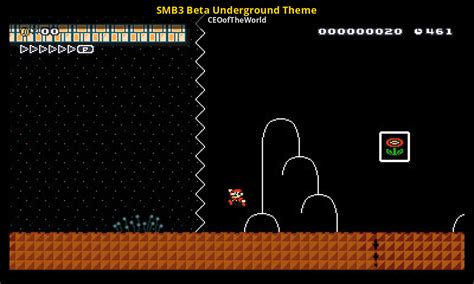 Smb3 Beta Underground Theme Super Mario Maker For Nintendo 3ds Mods