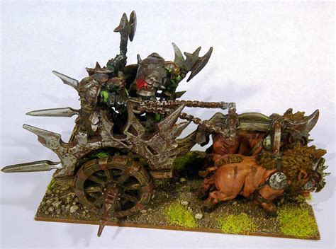 Chariot Kings Of War Mantic Orcs Orc Chariot Gallery Dakkadakka