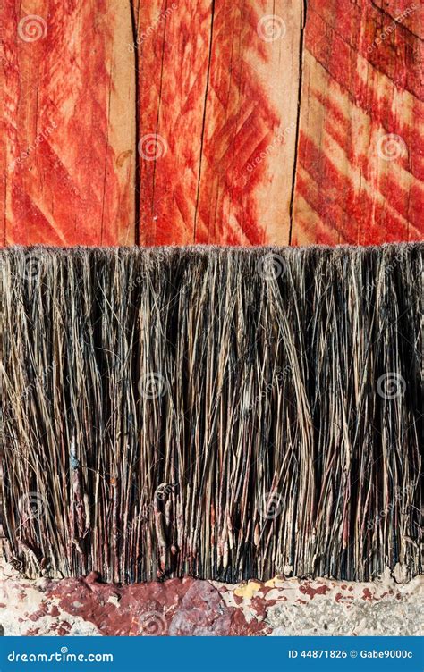 Closeup Paint Brush Bristles Background Stock Photo Image Of