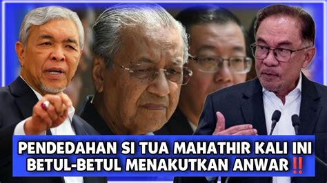 Minit Tadi Pendedahan Si Tua Mahathir Kali Ini Betul Betul