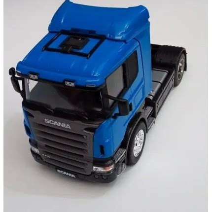 Miniatura Caminhão Scania R470 Welly Escala 1 32 Shopee Brasil