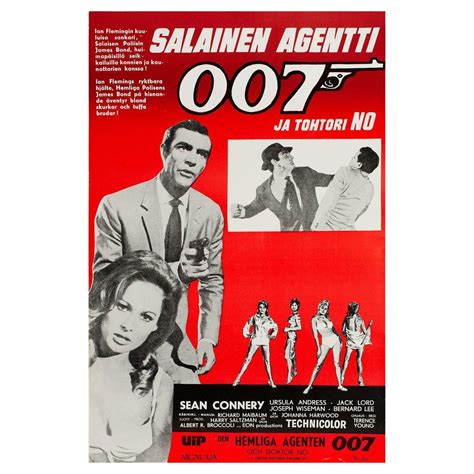 "Dr. No" Film Poster, 1962 For Sale at 1stDibs