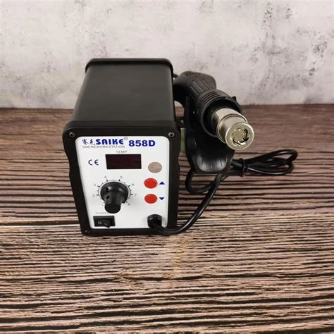 Saike 858D LED Digital ESD Soldering Station Hot Air Gun 700W Computer