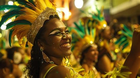 Premium Photo | Carnival in Rio samba in the streets parade of passion