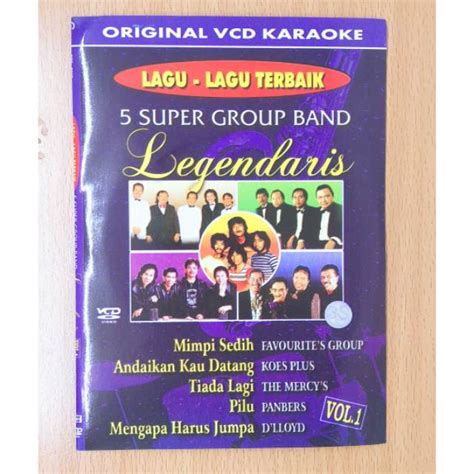 Jual Kaset Video Vcd Asli Original Lagu Karaoke Super Band Legendaris