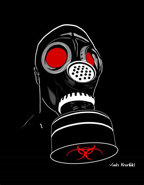 Gas Mask Portrait by VashKranfeld on DeviantArt