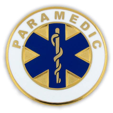 Prestige Medical Emblem Pin Paramedic Star Of Life Design