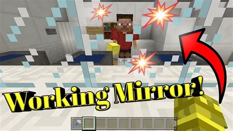 HOW TO MAKE A WORKING MINECRAFT MIRROR Command Showcase YouTube