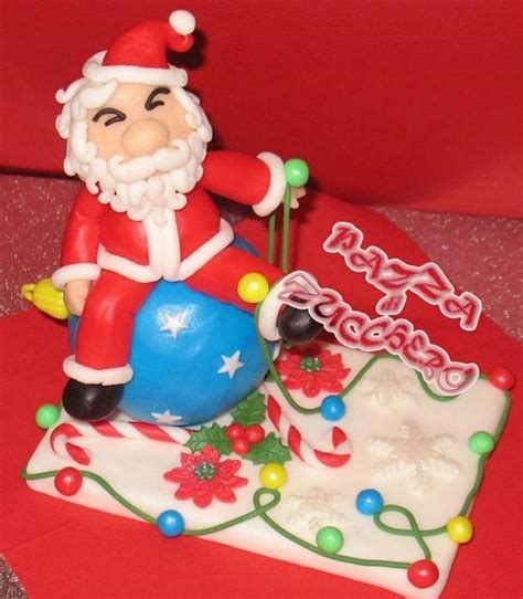 Santa Claus Decorated Cake By Elisa Di Franco Cakesdecor