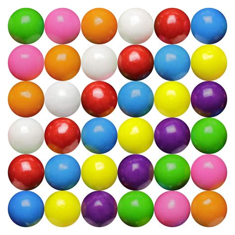 13 Mm 05 Inch Fruity Mix Gumballs 4x1 Lb Assorted Colors Gum Balls