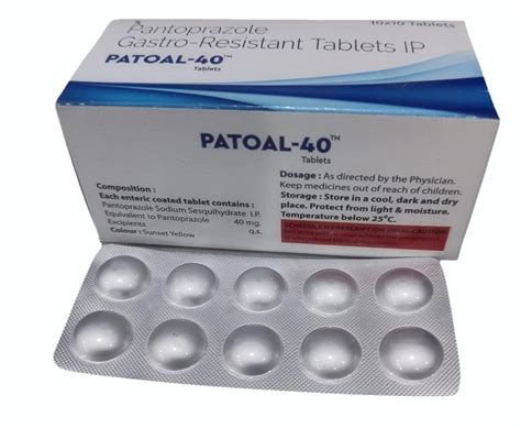 Pantoprazole Gastro Resistant Tablet IP 40 Mg At Rs 200 Box In Faridabad