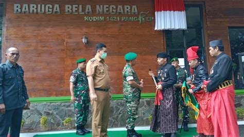 Pangdam Xiv Hsn Mayjen Tni Andi Muhammad Disambut Pasukan Berkuda