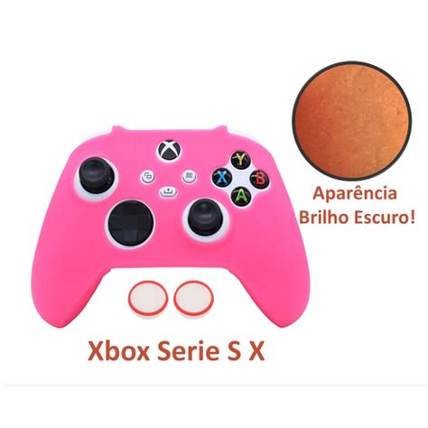 Capa Silicone Controle Xbox Serie S X Brilhante Par Grips No Shoptime