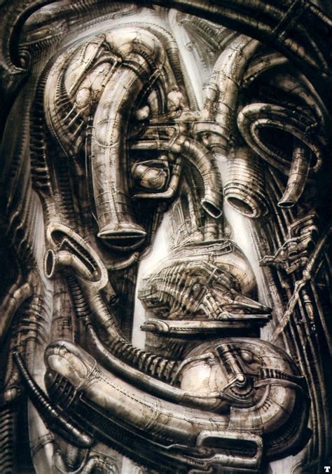 H R Giger Искусство сюрреализма Темный арт Сюрреалистическое искусство