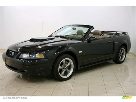 Black Ford Mustang Gt Convertible Exterior Photo