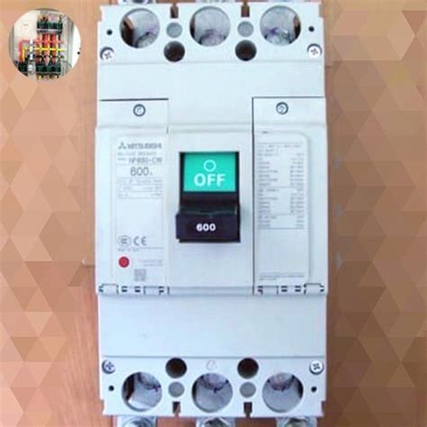 Jual Mccb Nfb Breaker Mitsubishi Nf630 Cw 500Amper 3Phase 500A