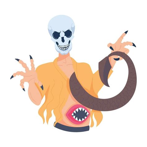 Trendy Evil Character 32334268 Vector Art at Vecteezy