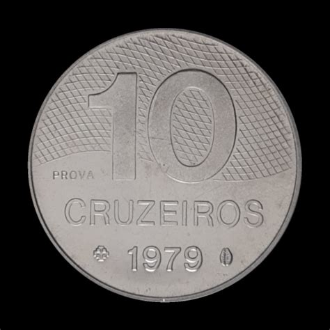 Prova de Cunho da Moeda de 1 Centavo Sojinha 1979 Aço