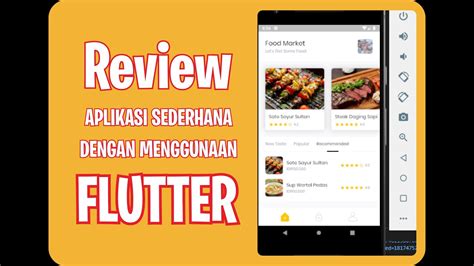 Review Aplikasi Sederhana Menggunakan Flutter Youtube