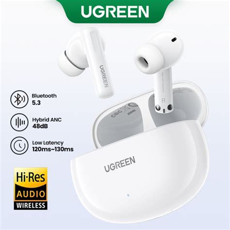 Early BirdUGREEN HiTune T6 ANC Earbuds Bluetooth 5 3 Active Noise