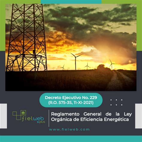 Reglamento General De La Ley Orgánica De Eficiencia Energética