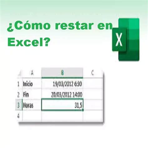 Cómo restar en Excel 2024 ado7