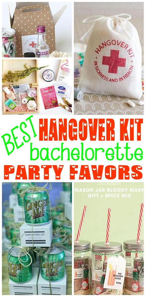 Hangover Kit Bachelorette Party Favors Best Bachelorette Party Favors