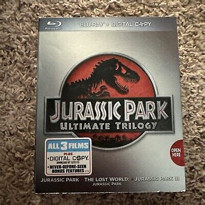 Jurassic Park Ultimate Trilogy Blu Ray Set Dvd Ebay