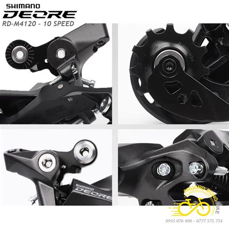 Mua Củ Cùi đề Sau Xe đạp Shimano Deore Rd M4120 10 Speed Hàng Chính