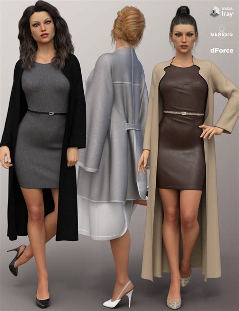 Dforce Fashion Sophisticate Outfit For Genesis 8 Female S Daz 3d