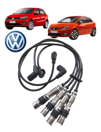 Cables De Bujia Vw Gol Seat Ibiza Original Env O Gratis