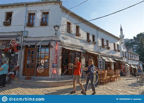 Gjirokaster Peaceful Atmosphere UNESCO World Heritage Albania Editorial ...