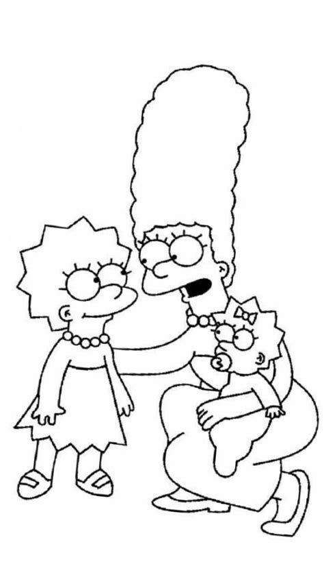 Épinglé Par Alexis Baez Sur Coloring Pages 🖍️🗒️ Les Simpson Art