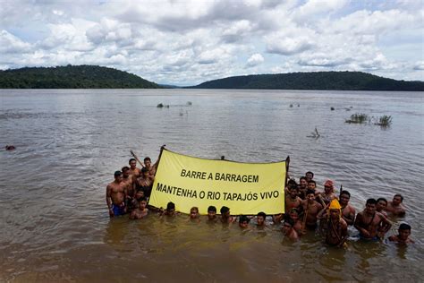 Fotos Ndios Munduruku Protestam Contra Hidrel Tricas No Tapaj S