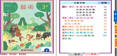 111學年上學期 國小 康軒版 藝術電子書 3年級含課本教學光碟