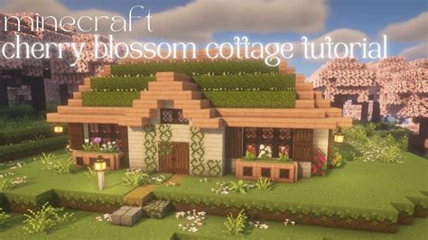 Aesthetic Minecraft Cherry Blossom Fairy Cottage Tutorial Mizuno S