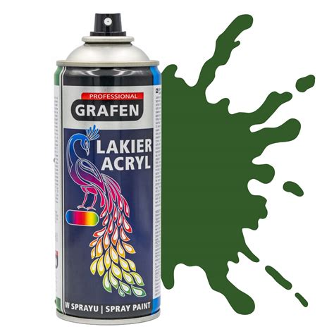 FARBA LAKIER SPRAY AKRYLOWY Zielony RAL 6002 GPSP05 za 10 zł z Toruń