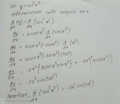 Differentiate Each Of The Following W R T X Cos 2 X 3