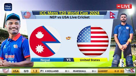 🔴live Nepal Vs United State Live World Cup Nep Vs Usa Live Match Today T20 Wc 2024